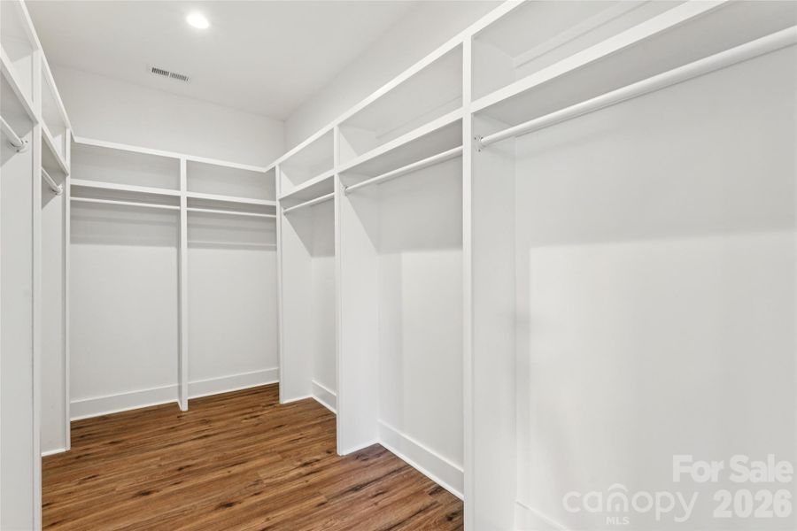 Primary bedroom closet