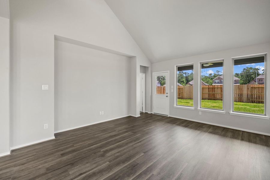 Spacious, unfurnished interior of a new home in Escondido, Magnolia (Image 16). Spacious, unfurnished interior of a new home in Escondido, Magnolia (Image 16).
