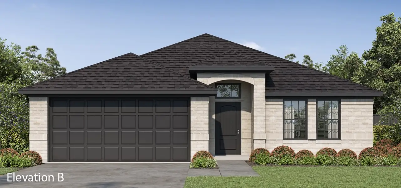 Representative exterior photo of a completed home built from the Cottonwood by Altura Homes in Mallard Point, Greenville, TX (Image 2). Representative exterior photo of a completed home built from the Cottonwood by Altura Homes in Mallard Point, Greenville, TX (Image 2).