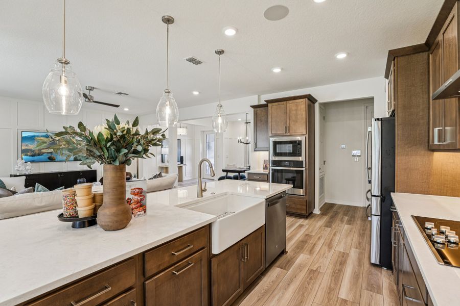 Representative furnished interior of a home built from the Briella by Risewell Homes in Country Club Estates, Palm Bay (Image 14).