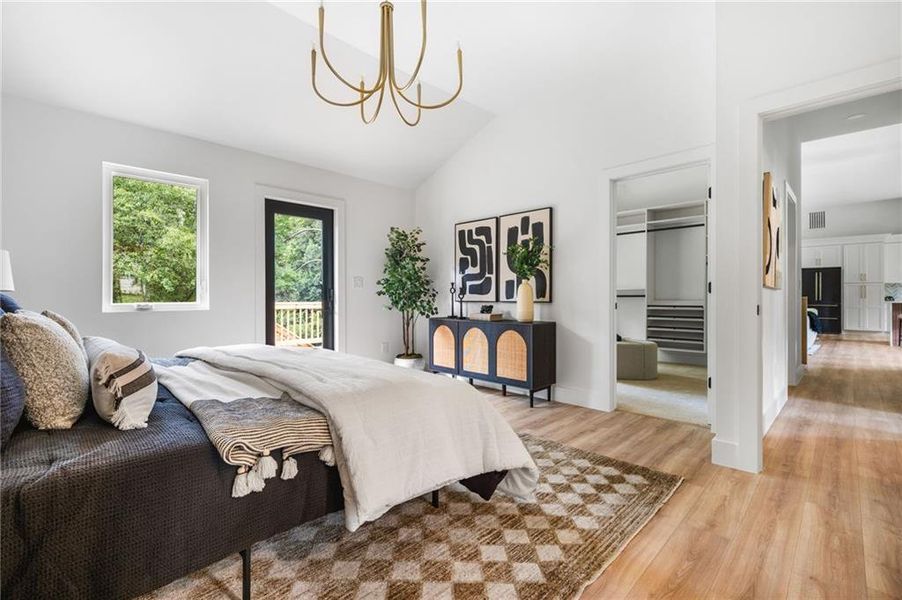 Furnished interior view inside a new home in , Alpharetta (Image 57).