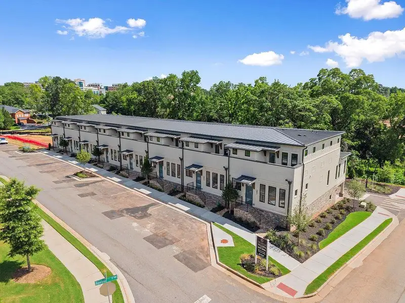 Front exterior of a new home in The Carlyle, Marietta, GA, highlighting curb appeal (Image 2).