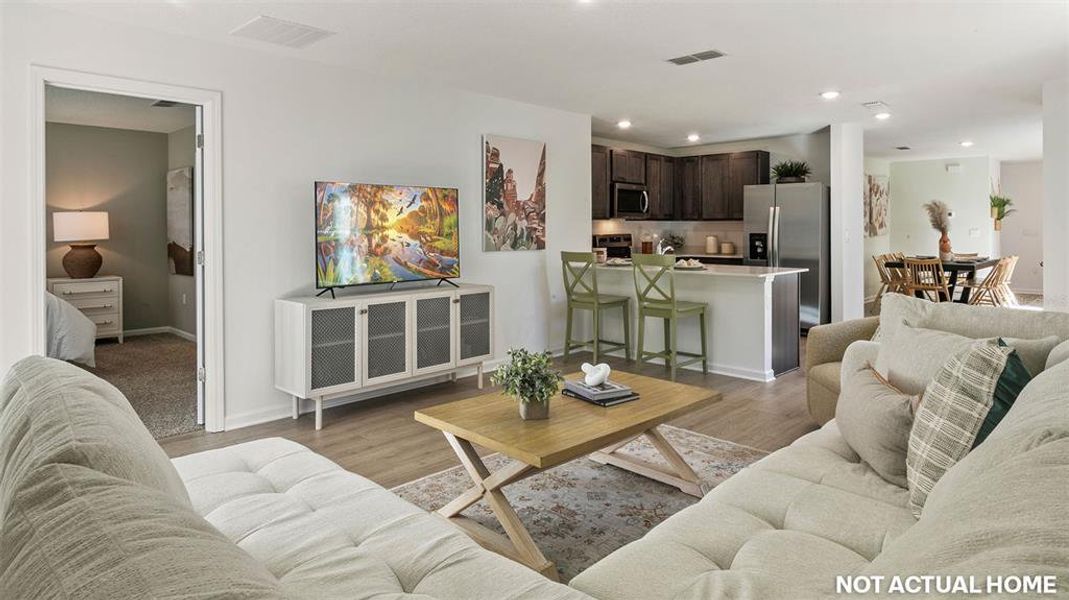 Furnished interior view inside a new home in Grand Reserve, Bunnell (Image 13). Furnished interior view inside a new home in Grand Reserve, Bunnell (Image 13).