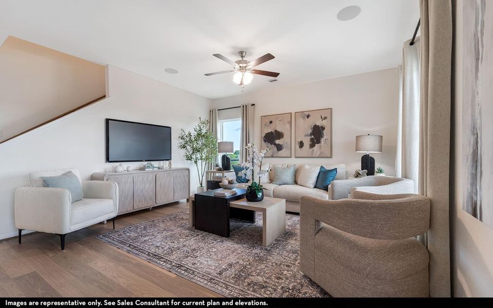 Furnished interior view inside a new home in Austin Point, Richmond (Image 6).