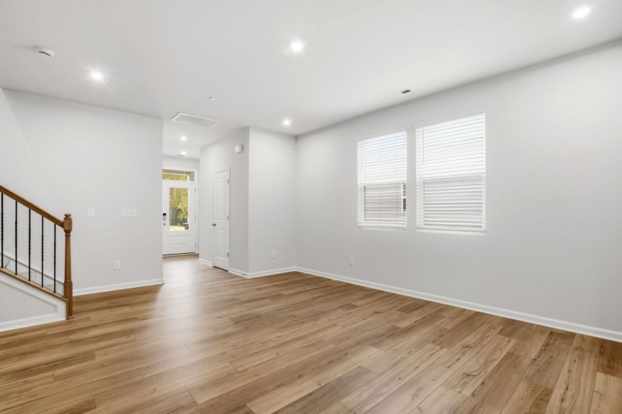 Spacious, unfurnished interior of a new home in Hedgecliff Townes, Kannapolis (Image 11). Spacious, unfurnished interior of a new home in Hedgecliff Townes, Kannapolis (Image 11).