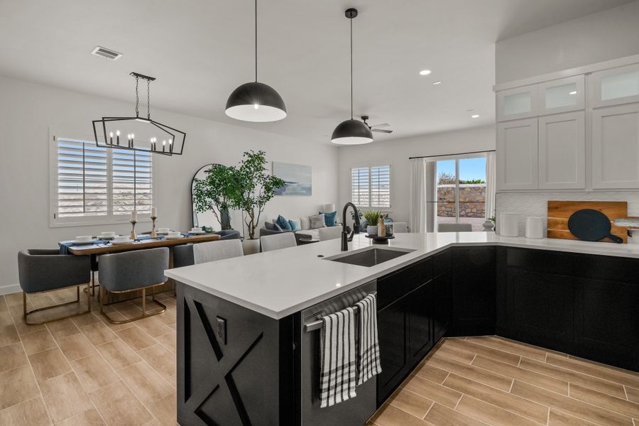 Furnished interior view inside a new home in Paseo Del Este Unit 9, El Paso (Image 23).