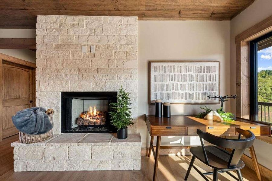 Furnished interior view inside a new home in , Blue Ridge (Image 54).