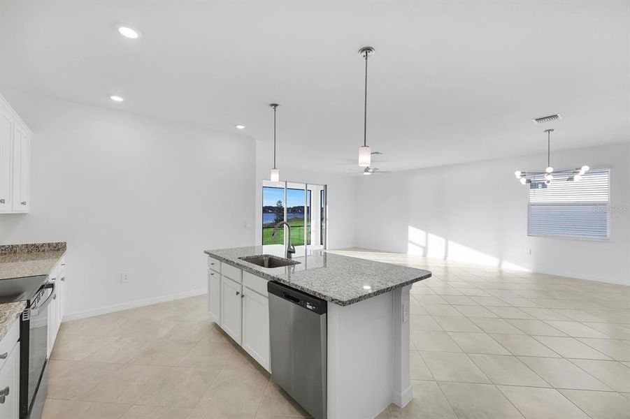 Furnished interior view inside a new home in Hampton Lakes at River Hall, Alva (Image 7).