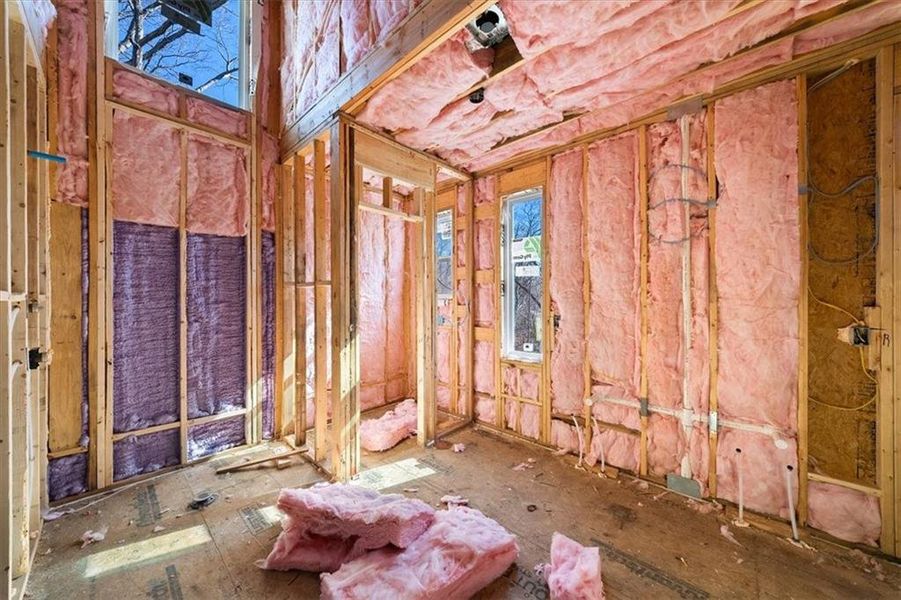 In-progress construction of a new home in , Atlanta, GA (Image 17).