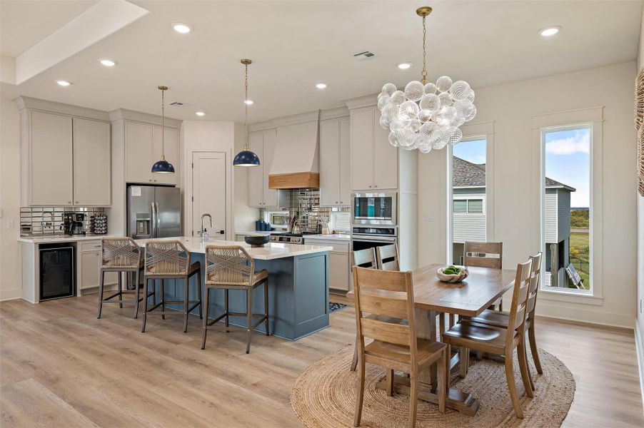 Furnished interior view inside a new home in , Crystal Beach (Image 29).