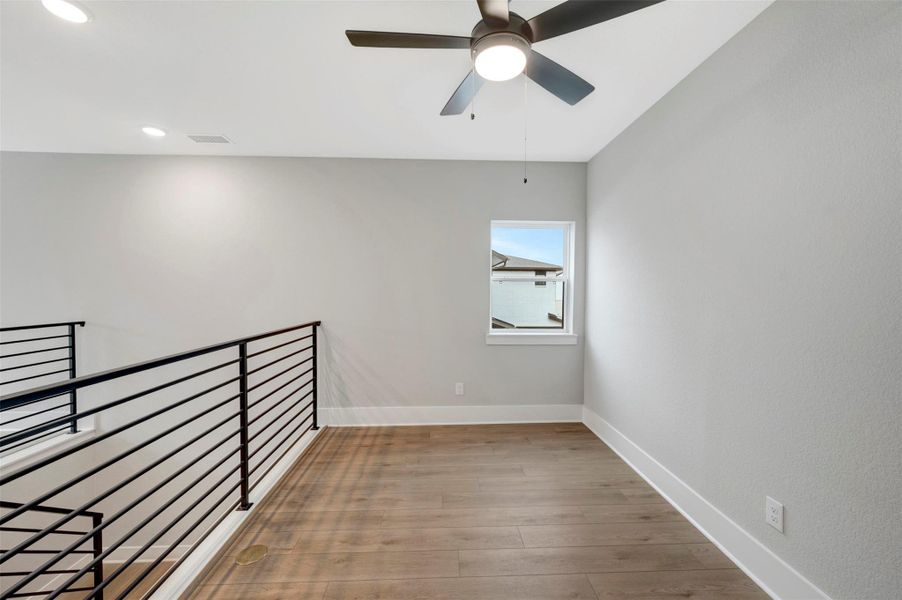 Spacious, unfurnished interior of a new home in Easthaven at Bridgeland Central - Horizon Collection, Cypress (Image 17).