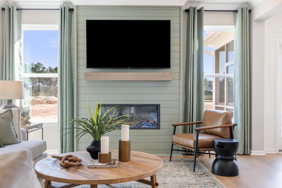 Furnished interior view inside a new home in The Oaks, Goose Creek (Image 18).