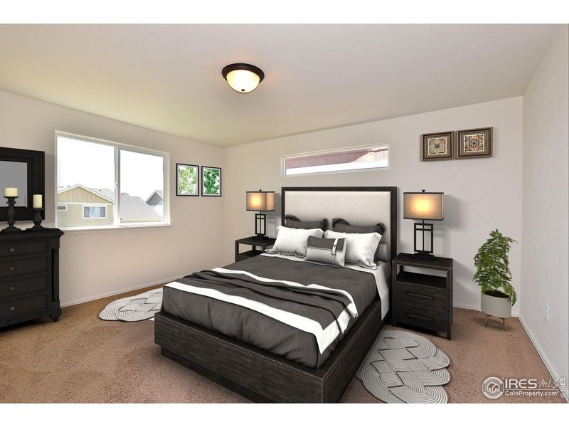 Furnished interior view inside a new home in , Johnstown (Image 13).