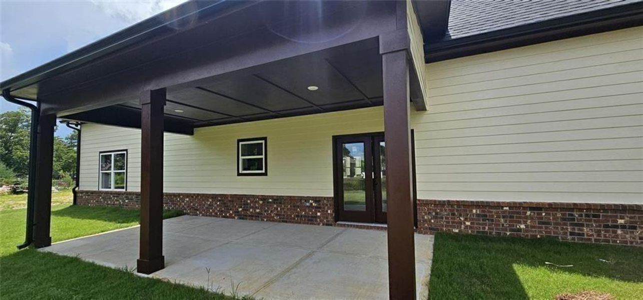 Exterior details and patio area of a home in , Loganville (Image 4). Exterior details and patio area of a home in , Loganville (Image 4).