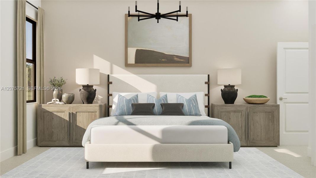 Furnished interior view inside a new home in Sunstone, Homestead (Image 18).