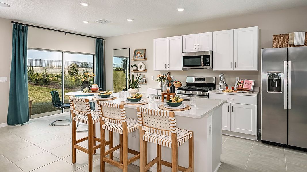 Furnished interior view inside a new home in Waterstone, Groveland (Image 3).