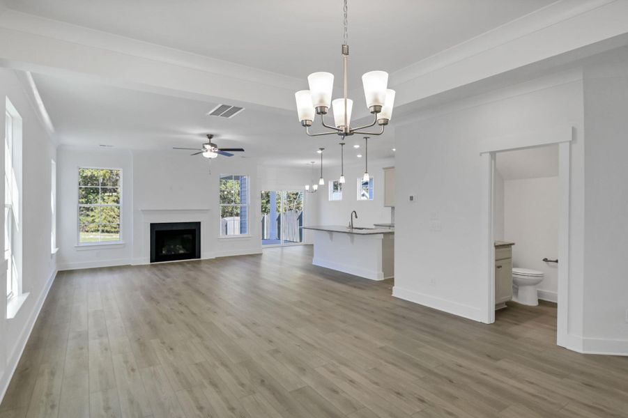 Spacious, unfurnished interior of a new home in Ashton Lakes, Lexington (Image 21).