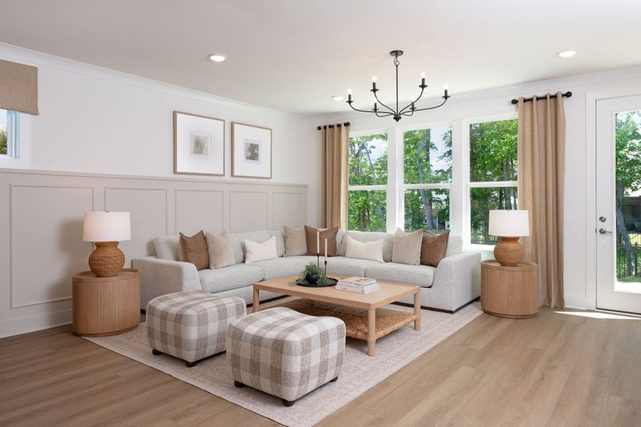 Representative furnished interior of a home built from the Avinger by Pulte Homes in Bradshaw Farms Reserve, Mount Juliet (Image 8). Representative furnished interior of a home built from the Avinger by Pulte Homes in Bradshaw Farms Reserve, Mount Juliet (Image 8).