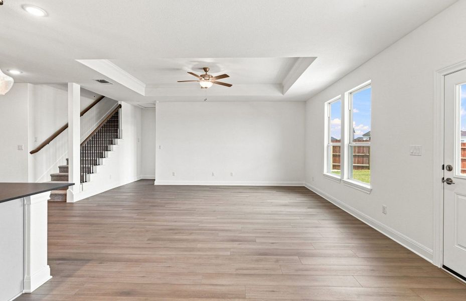 Spacious, unfurnished interior of a new home in Saddleback at Santa Rita Ranch, Liberty Hill (Image 50).