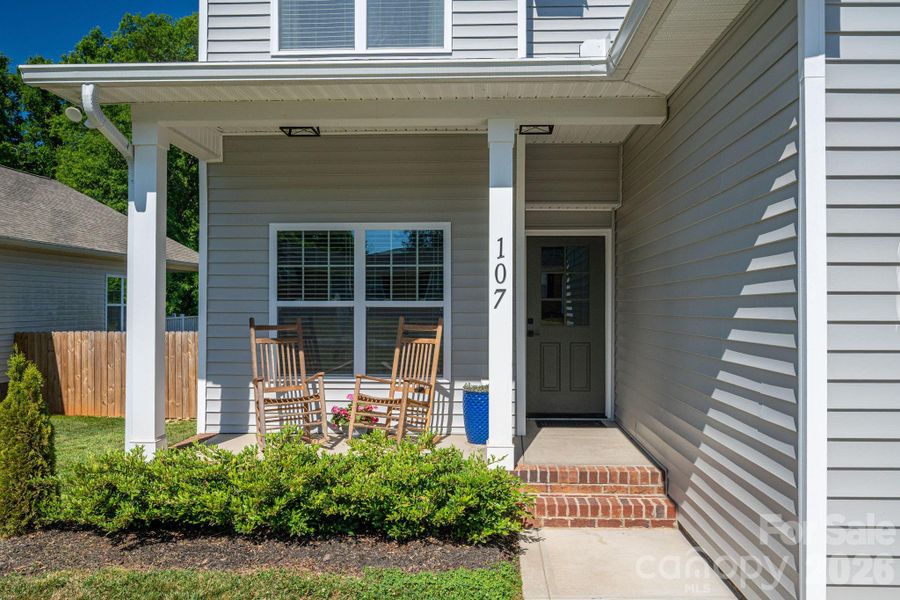 Exterior details and patio area of a home in , Shelby (Image 27).