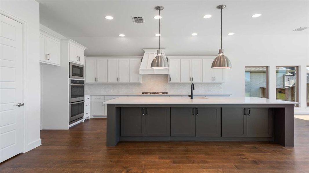 Furnished interior view inside a new home in Somerset Park 80', Rockwall (Image 12).