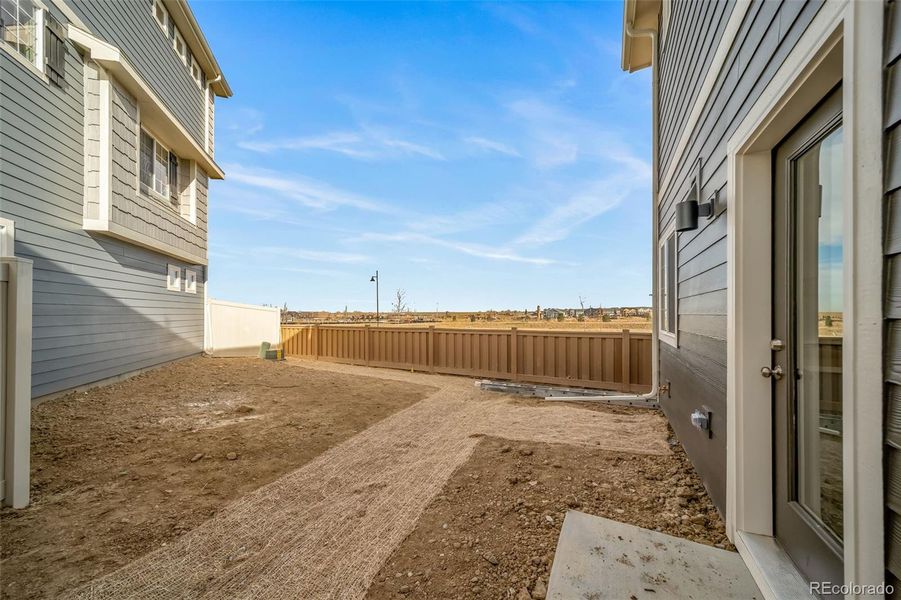 Exterior details and patio area of a home in Erie Highlands, Erie (Image 1). Exterior details and patio area of a home in Erie Highlands, Erie (Image 1).