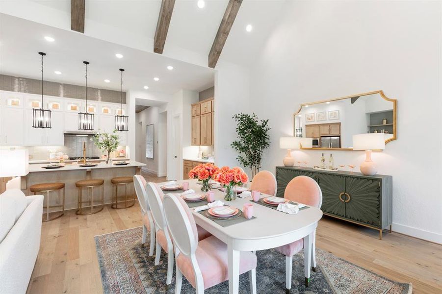 Furnished interior view inside a new home in Meraki: 60ft. lots, Forney (Image 23).