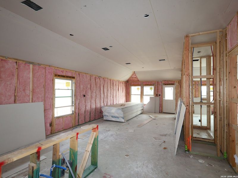 In-progress construction of a new home in Meadows at Clear Springs, New Braunfels, TX (Image 22). In-progress construction of a new home in Meadows at Clear Springs, New Braunfels, TX (Image 22).