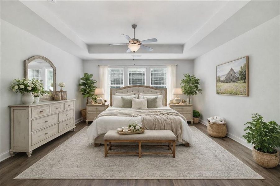 Furnished interior view inside a new home in , Haddock (Image 17).