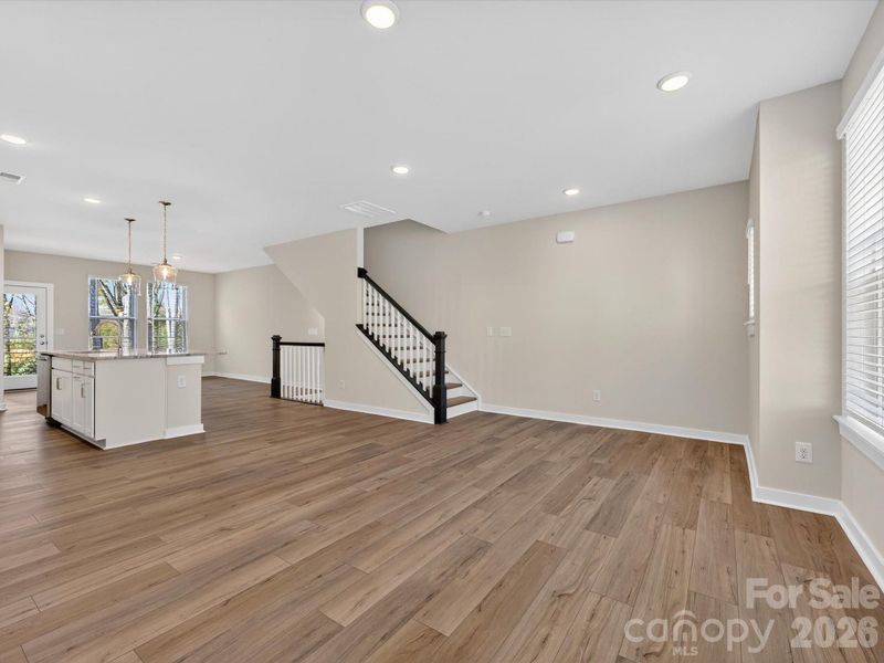 Spacious, unfurnished interior of a new home in Central Living at Craig, Charlotte (Image 27).