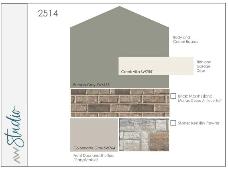Sample of building materials used in homes in Langston Reserve, Cartersville (Image 24). Sample of building materials used in homes in Langston Reserve, Cartersville (Image 24).