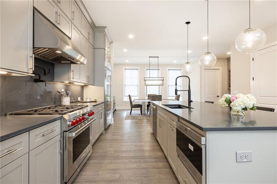 Furnished interior view inside a new home in , Atlanta (Image 65).