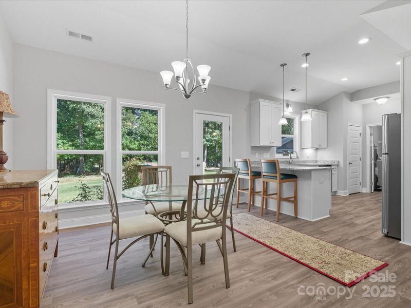 Furnished interior view inside a new home in , Wingate (Image 9).