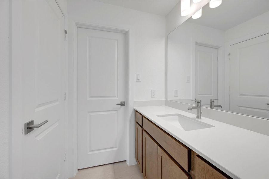 Furnished interior view inside a new home in Jordan Ranch - Terrace Collection, Fulshear (Image 8).