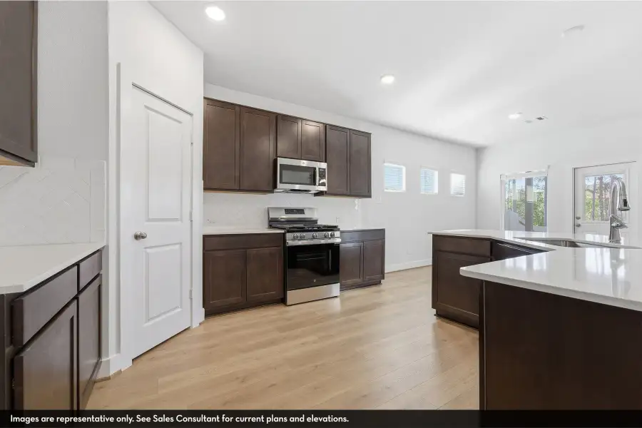 Representative furnished interior of a home built from the Aquila by CastleRock Communities in Chasin Heights, Converse (Image 8).