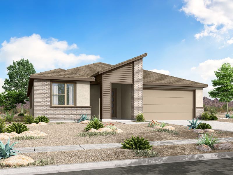 Representative exterior photo of a completed home built from the Harbor by Mattamy Homes in Las Ventanas, Goodyear, AZ (Image 2).