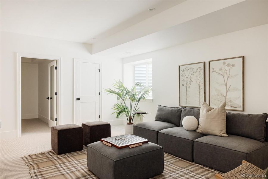 Furnished interior view inside a new home in , Denver (Image 10). Furnished interior view inside a new home in , Denver (Image 10).