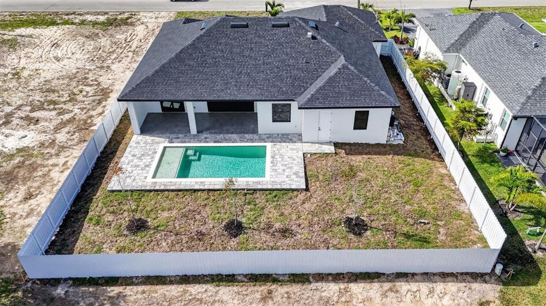 Exterior details and patio area of a home in , Cape Coral (Image 32).