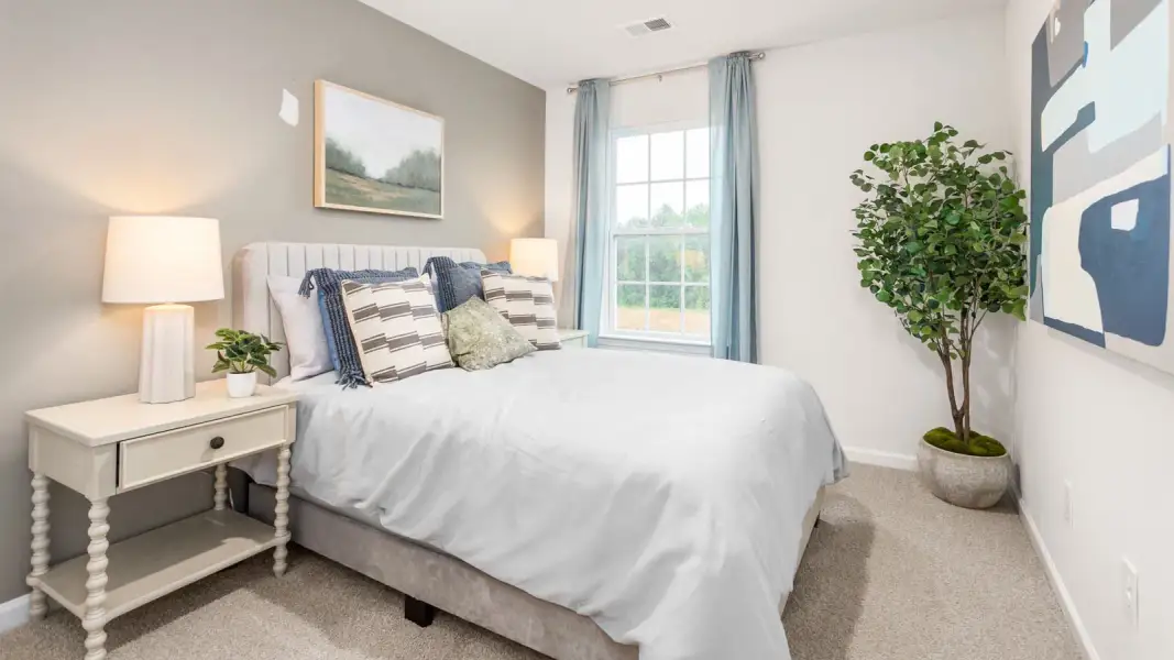 Furnished interior view inside a new home in North Village Townes, Greensboro (Image 17).