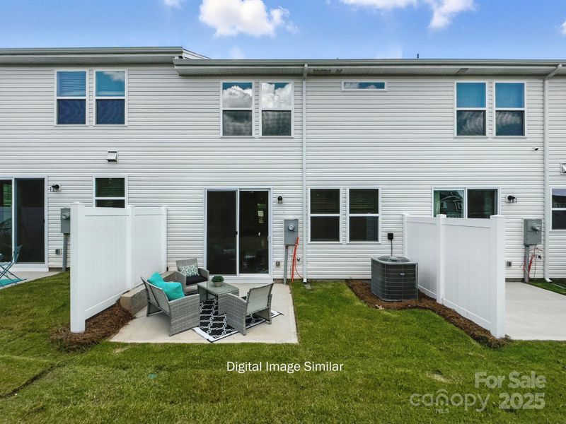 Front exterior of a new home in Bailey Run, Charlotte, NC, highlighting curb appeal (Image 20). Front exterior of a new home in Bailey Run, Charlotte, NC, highlighting curb appeal (Image 20).