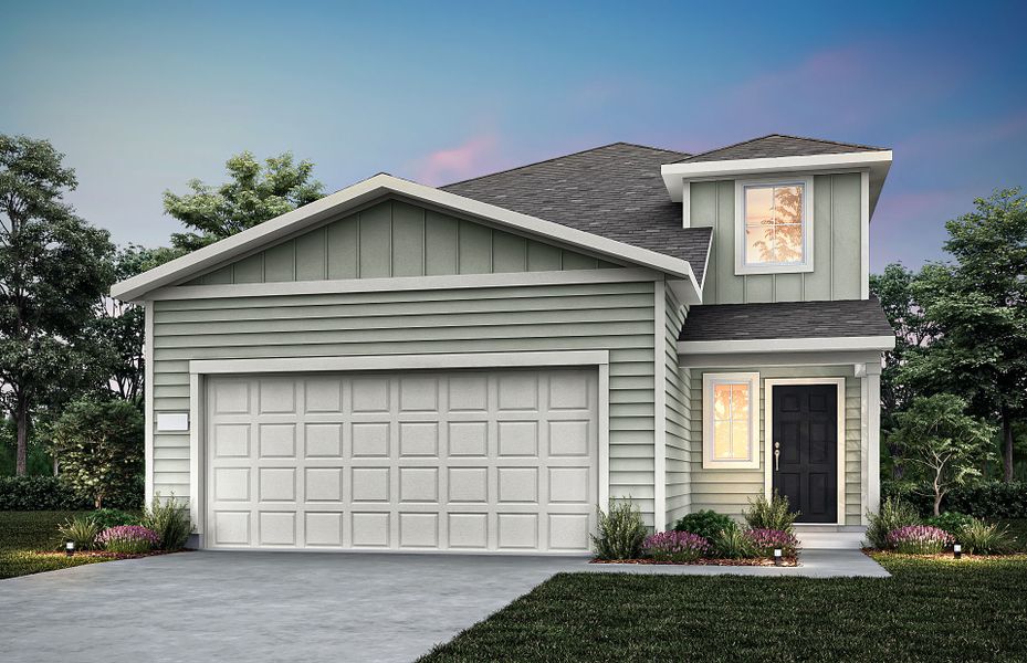 Representative exterior photo of a completed home built from the Toyah by Centex in Cottonwood, Howe, TX (Image 8).