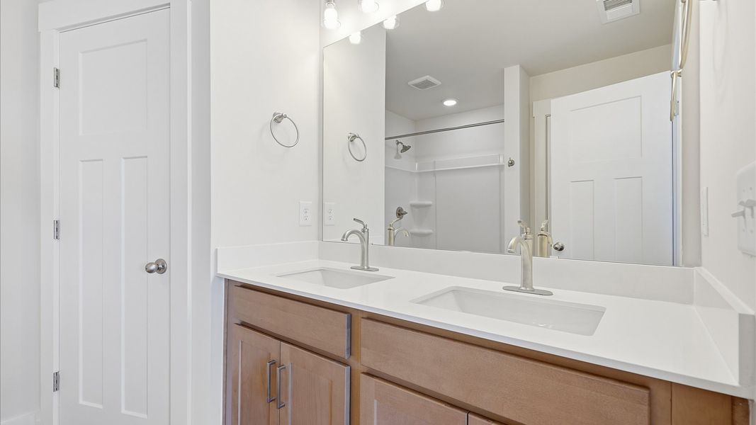 Furnished interior view inside a new home in Gresham Station, Simpsonville (Image 26).