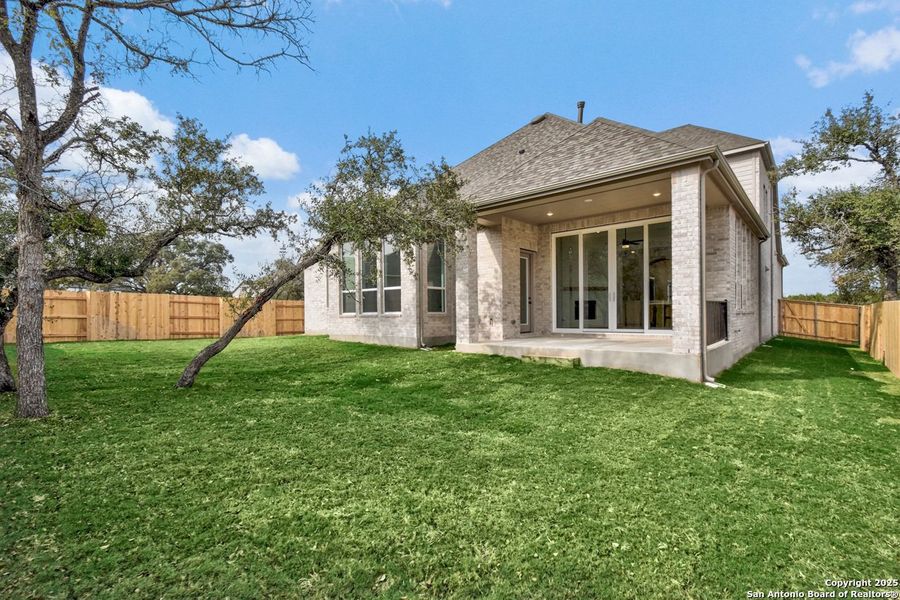 Exterior details and patio area of a home in La Cima: 70ft. lots, San Marcos (Image 2). Exterior details and patio area of a home in La Cima: 70ft. lots, San Marcos (Image 2).