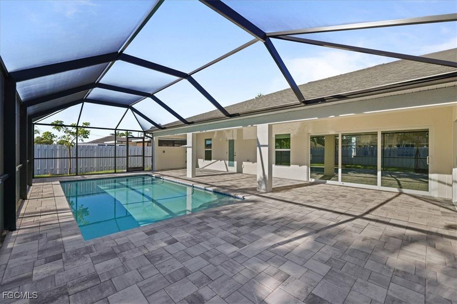 Exterior details and patio area of a home in Cape Coral, Cape Coral (Image 20).