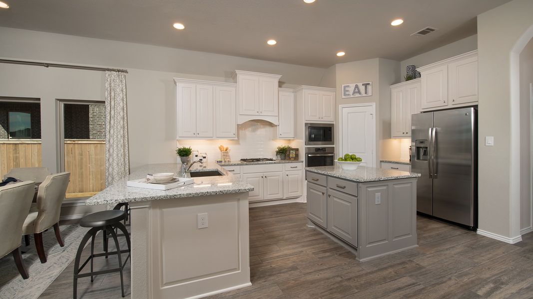 Furnished interior view inside a new home in Briggs Ranch, San Antonio (Image 71).