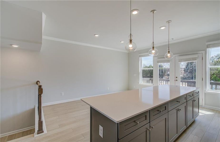 Furnished interior view inside a new home in Silverock, McDonough (Image 8).