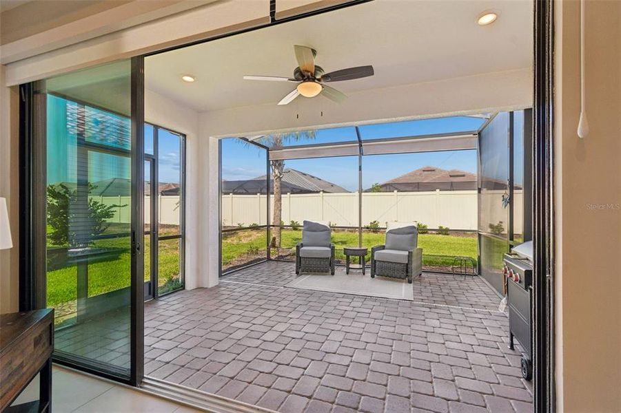 Exterior details and patio area of a home in , Wesley Chapel (Image 32).