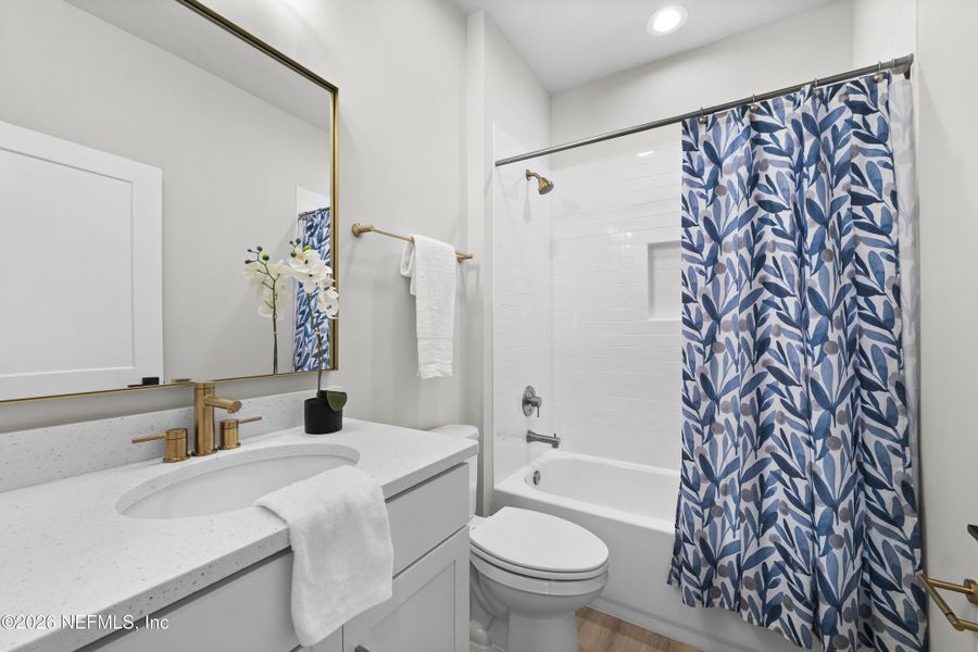 Furnished interior view inside a new home in , Jacksonville (Image 29).