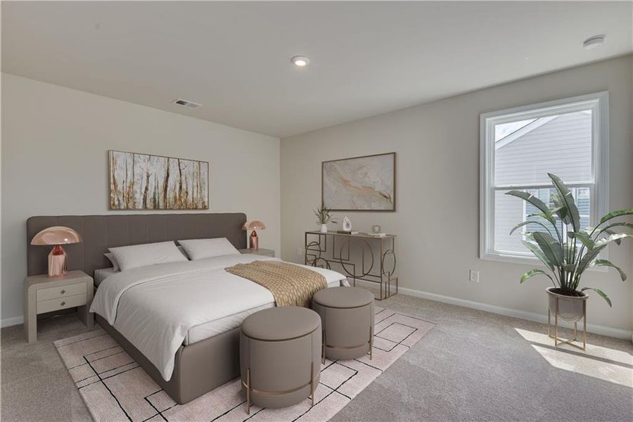Furnished interior view inside a new home in , Powder Springs (Image 15).