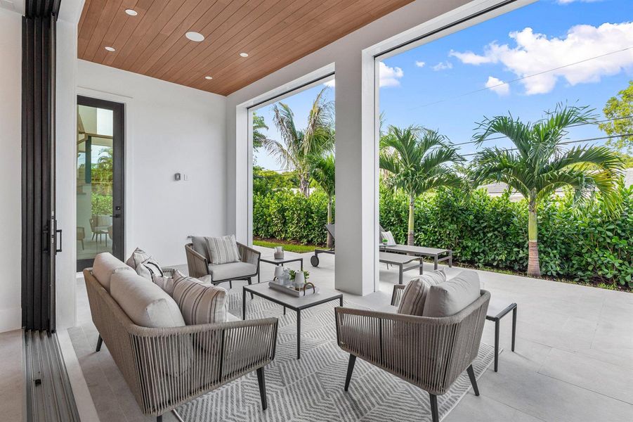 Lush landscaping for complete privacy Lush landscaping for complete privacy